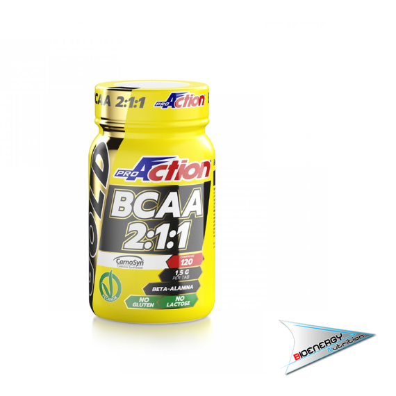 Pro Action- GOLD BCAA 2:1:1 (Conf. 120 cps)     